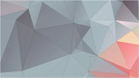 Abstract geometric pattern composed of triangular polygons Illustrazione stock