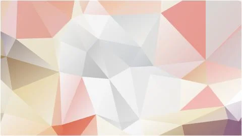 Abstract geometric pattern composed of triangular polygons Illustrazione stock