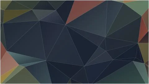 Abstract geometric pattern composed of triangular polygons イラスト素材