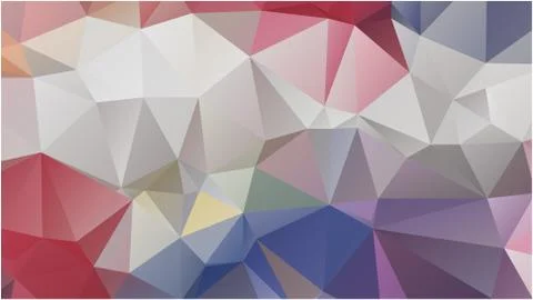 Abstract geometric pattern composed of triangular polygons イラスト素材
