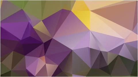 Abstract geometric pattern composed of triangular polygons Illustrazione stock
