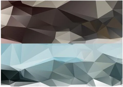 Abstract geometric pattern composed of triangular polygons 스톡 일러스트