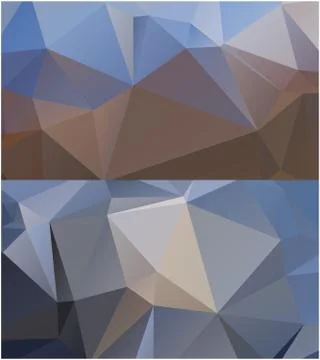 Abstract geometric pattern composed of triangular polygons Stockillustratie
