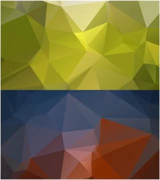 Abstract geometric pattern composed of triangular polygons 스톡 일러스트