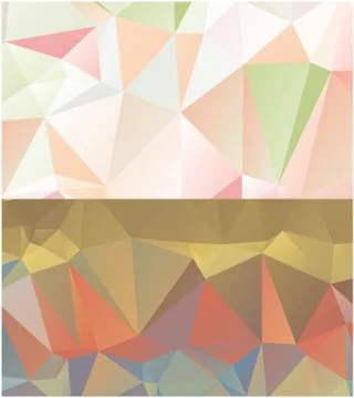 Abstract geometric pattern composed of triangular polygons Stockillustratie