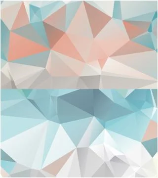 Abstract geometric pattern composed of triangular polygons Stockillustratie