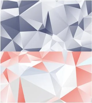 Abstract geometric pattern composed of triangular polygons Stockillustratie