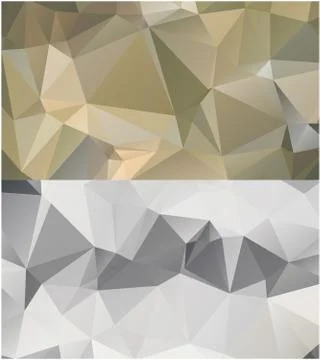 Abstract geometric pattern composed of triangular polygons Stockillustratie