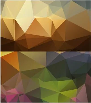 Abstract geometric pattern composed of triangular polygons 스톡 일러스트