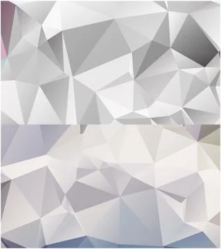 Abstract geometric pattern composed of triangular polygons Illustrazione stock