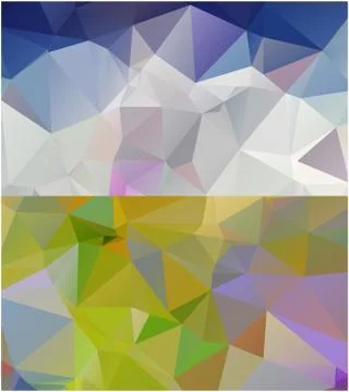 Abstract geometric pattern composed of triangular polygons 스톡 일러스트