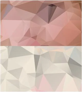 Abstract geometric pattern composed of triangular polygons イラスト素材