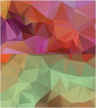 Abstract geometric pattern composed of triangular polygons 스톡 일러스트