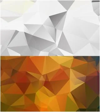 Abstract geometric pattern composed of triangular polygons Stockillustratie