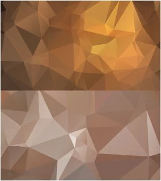 Abstract geometric pattern composed of triangular polygons Stock Illustration