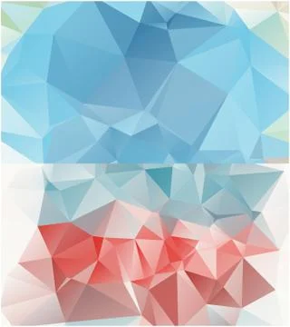 Abstract geometric pattern composed of triangular polygons 스톡 일러스트