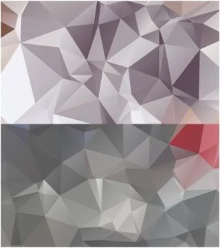 Abstract geometric pattern composed of triangular polygons Illustrazione stock