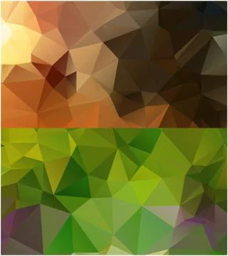 Abstract geometric pattern composed of triangular polygons 스톡 일러스트