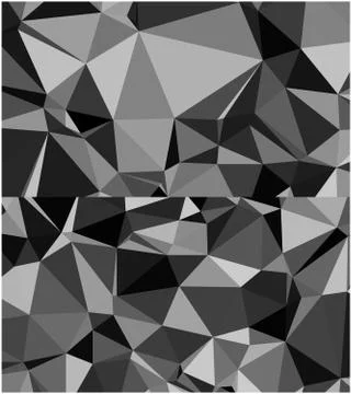 Abstract geometric pattern composed of triangular polygons 스톡 일러스트