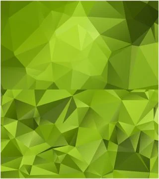 Abstract geometric pattern composed of triangular polygons Stock Illustration
