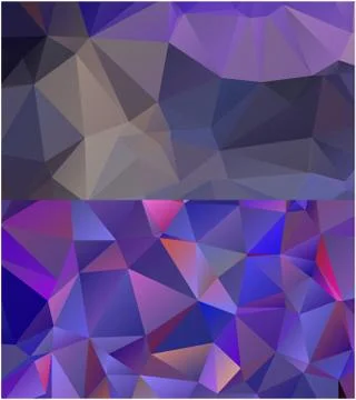 Abstract geometric pattern composed of triangular polygons 스톡 일러스트
