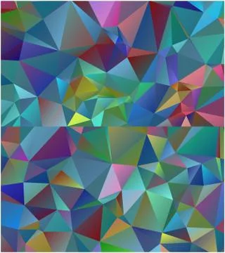 Abstract geometric pattern composed of triangular polygons Stockillustratie