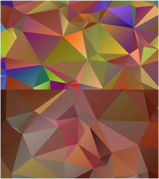 Abstract geometric pattern composed of triangular polygons 스톡 일러스트