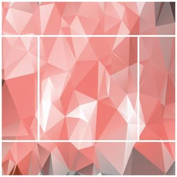 Abstract geometric pattern composed of triangular polygons Stockillustratie