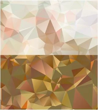 Abstract geometric pattern composed of triangular polygons Illustrazione stock