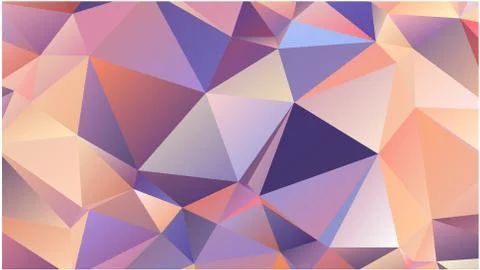 Abstract geometric pattern composed of triangular polygons Stockillustratie