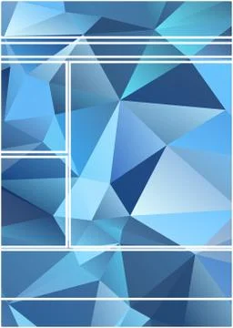 Abstract geometric pattern composed of triangular polygons 스톡 일러스트