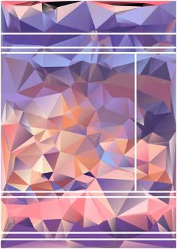 Abstract geometric pattern composed of triangular polygons 스톡 일러스트