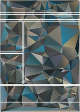 Abstract geometric pattern composed of triangular polygons 스톡 일러스트