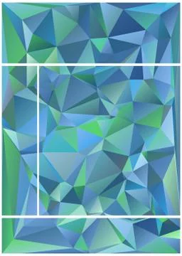 Abstract geometric pattern composed of triangular polygons 스톡 일러스트