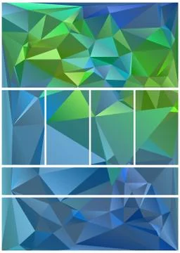 Abstract geometric pattern composed of triangular polygons 스톡 일러스트