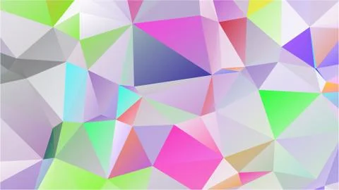 Abstract geometric pattern composed of triangular polygons Illustrazione stock