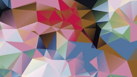 Abstract geometric pattern composed of triangular polygons Illustrazione stock