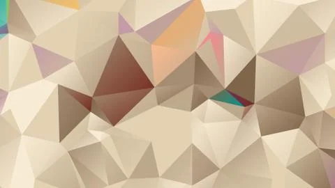 Abstract geometric pattern composed of triangular polygons Illustrazione stock