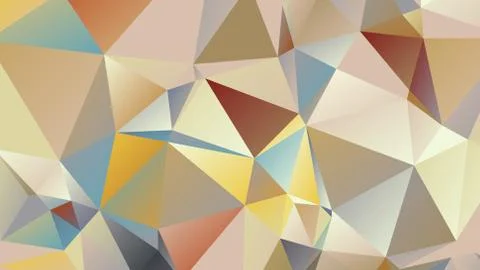 Abstract geometric pattern composed of triangular polygons イラスト素材