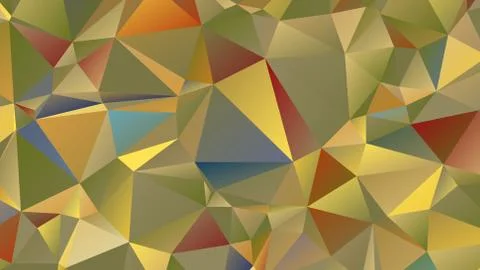 Abstract geometric pattern composed of triangular polygons イラスト素材