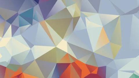 Abstract geometric pattern composed of triangular polygons Stockillustratie