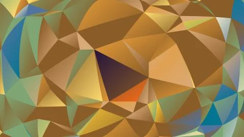 Abstract geometric pattern composed of triangular polygons Stock Illustration