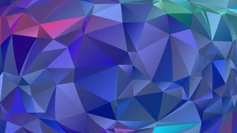 Abstract geometric pattern composed of triangular polygons Stock Illustration