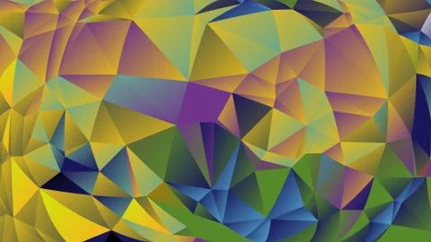 Abstract geometric pattern composed of triangular polygons 스톡 일러스트