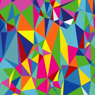 Abstract geometric pattern composed of triangular polygons 스톡 일러스트
