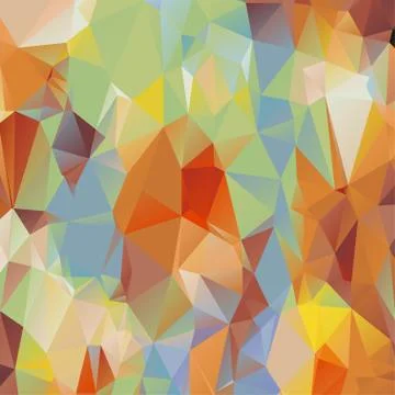 Abstract geometric pattern composed of triangular polygons Illustrazione stock