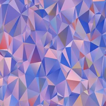 Abstract geometric pattern composed of triangular polygons Stock Illustration