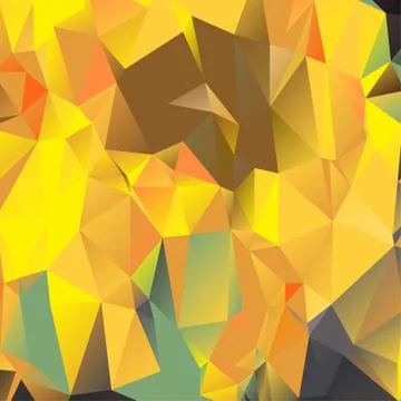 Abstract geometric pattern composed of triangular polygons イラスト素材