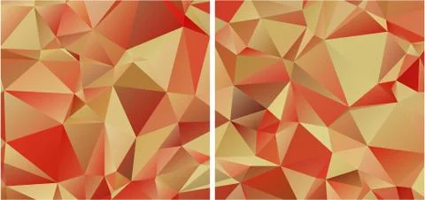 Abstract geometric pattern composed of triangular polygons Stockillustratie