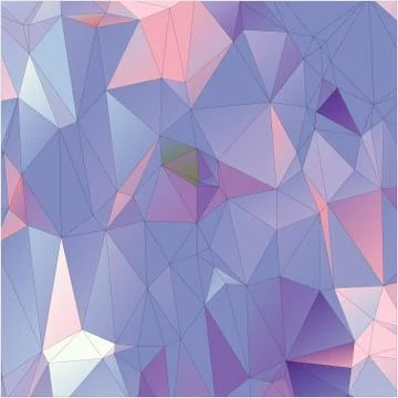 Abstract geometric pattern composed of triangular polygons Stock Illustration